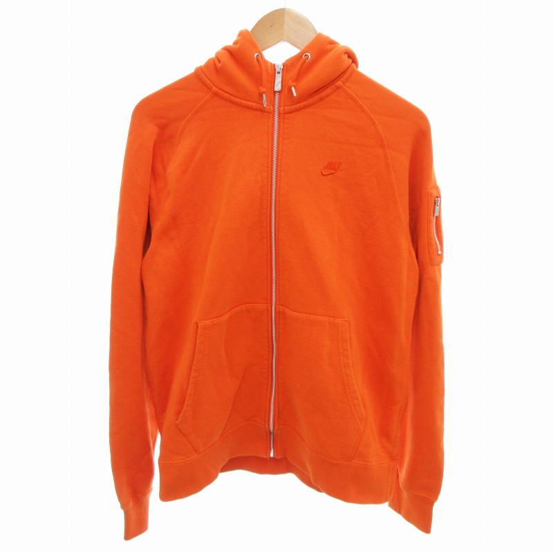 Nike オレンジ ジップアップジャケット XL ナイキ NIKE ジップアップ ブルゾン HI-QVE XL オレンジ ジャケット