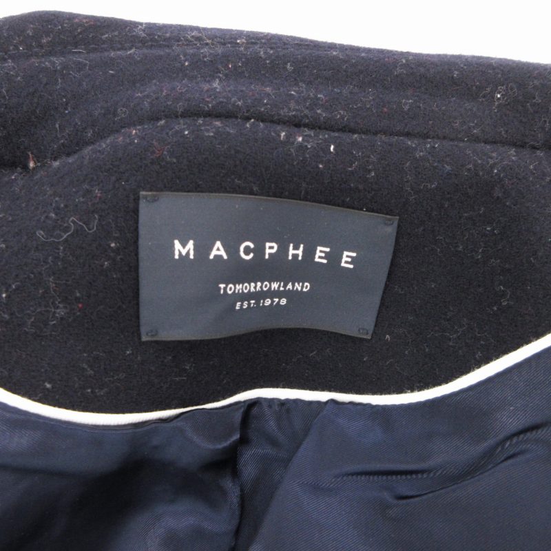 マカフィー MACPHEE トゥモローランド Pコート ピーコート 金ボタン