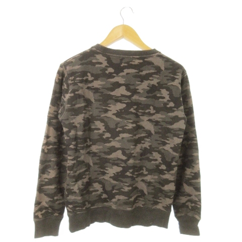 SALE／60%OFFBEAMS BEAMS HEART 迷彩柄 クルーネック トレーナー S 