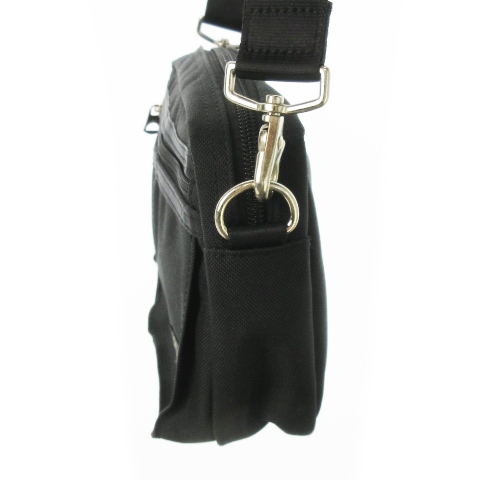 ポーター PORTER 吉田カバン ショルダーバッグ キャンバス ロゴ 黒 