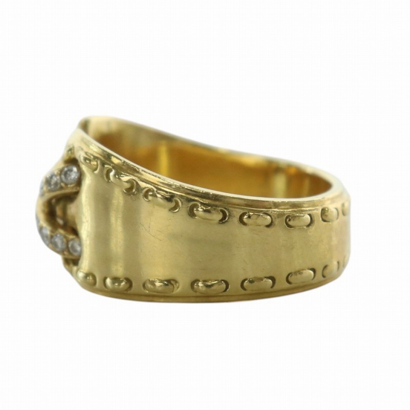 エルメス HERMES ヴィンテージ メキシコリング ダイヤモンド クロス