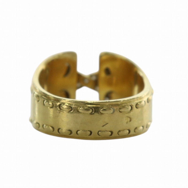 エルメス HERMES ヴィンテージ メキシコリング ダイヤモンド クロス