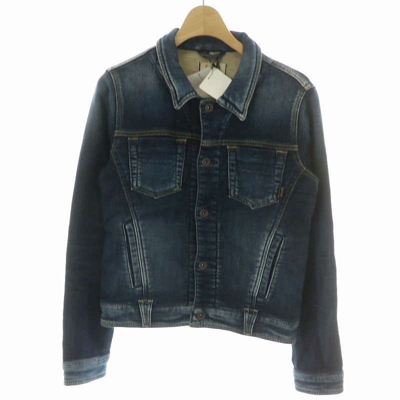 未使用品 ヤヌーク YANUK デニット デニムジャケット Gジャン 