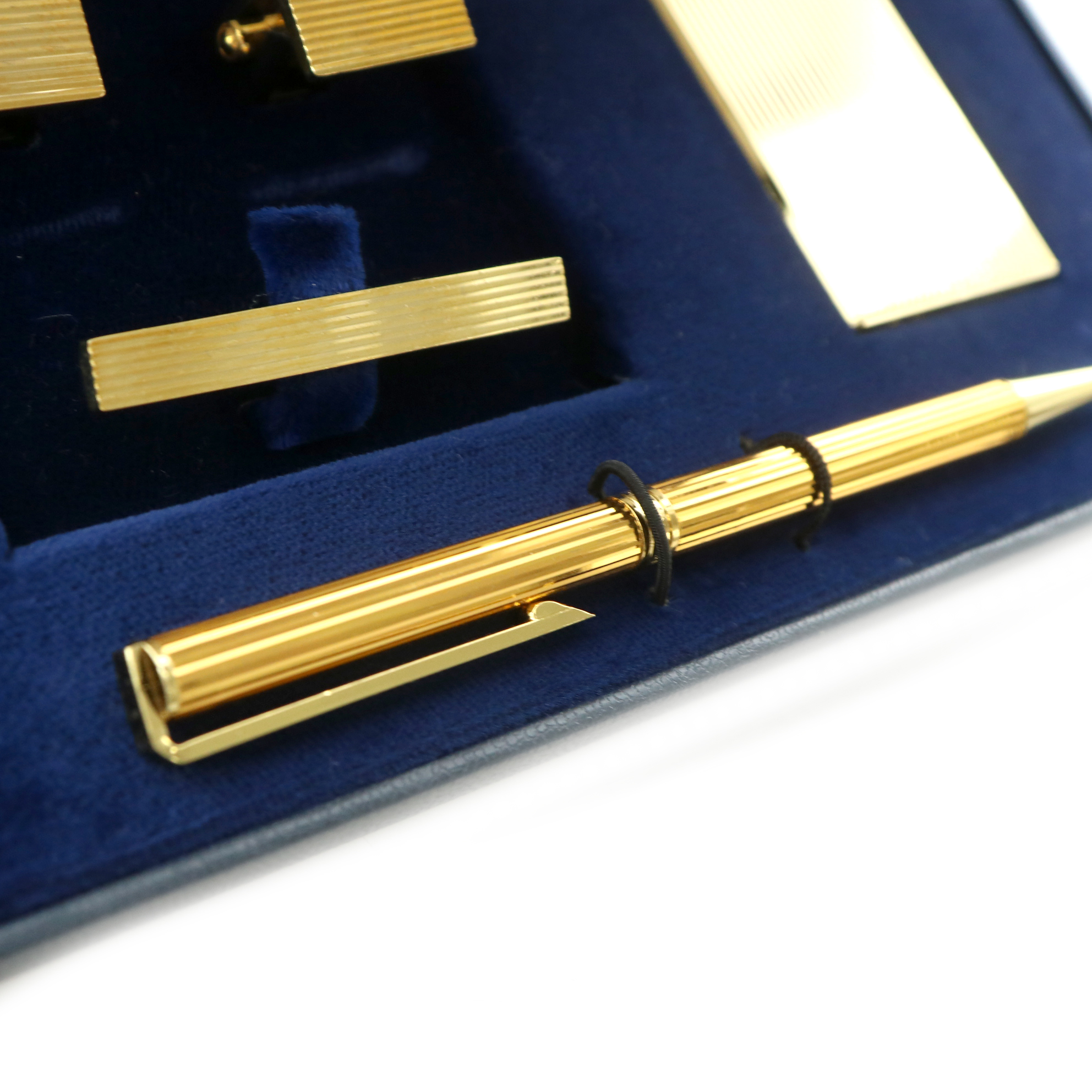 バレンタイン VALENTINE K18GP 4点セット カフス ピン ボールペン ガス 