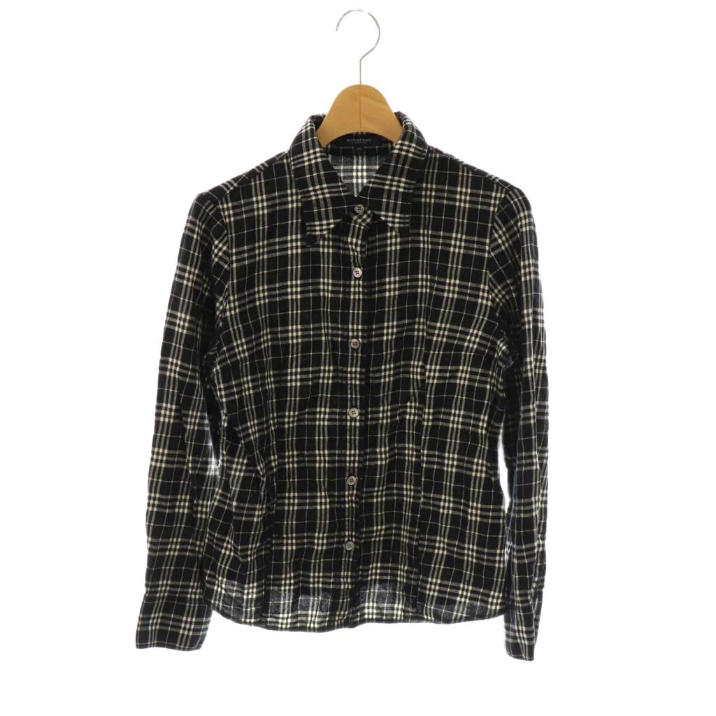 バーバリー ロンドン BURBERRY LONDON ネルシャツ 長袖 チェック 40