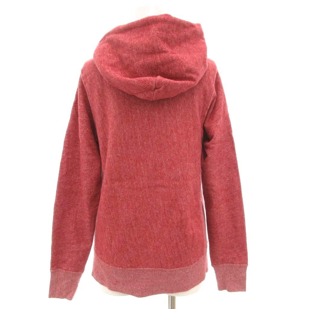 チャンピオン CHAMPION リバースウィーブ REVERSE WEAVE ジップアップパーカー ジャケット フーディー 裏毛 ロゴ M 赤 レッド /GV ■GY12 レディース