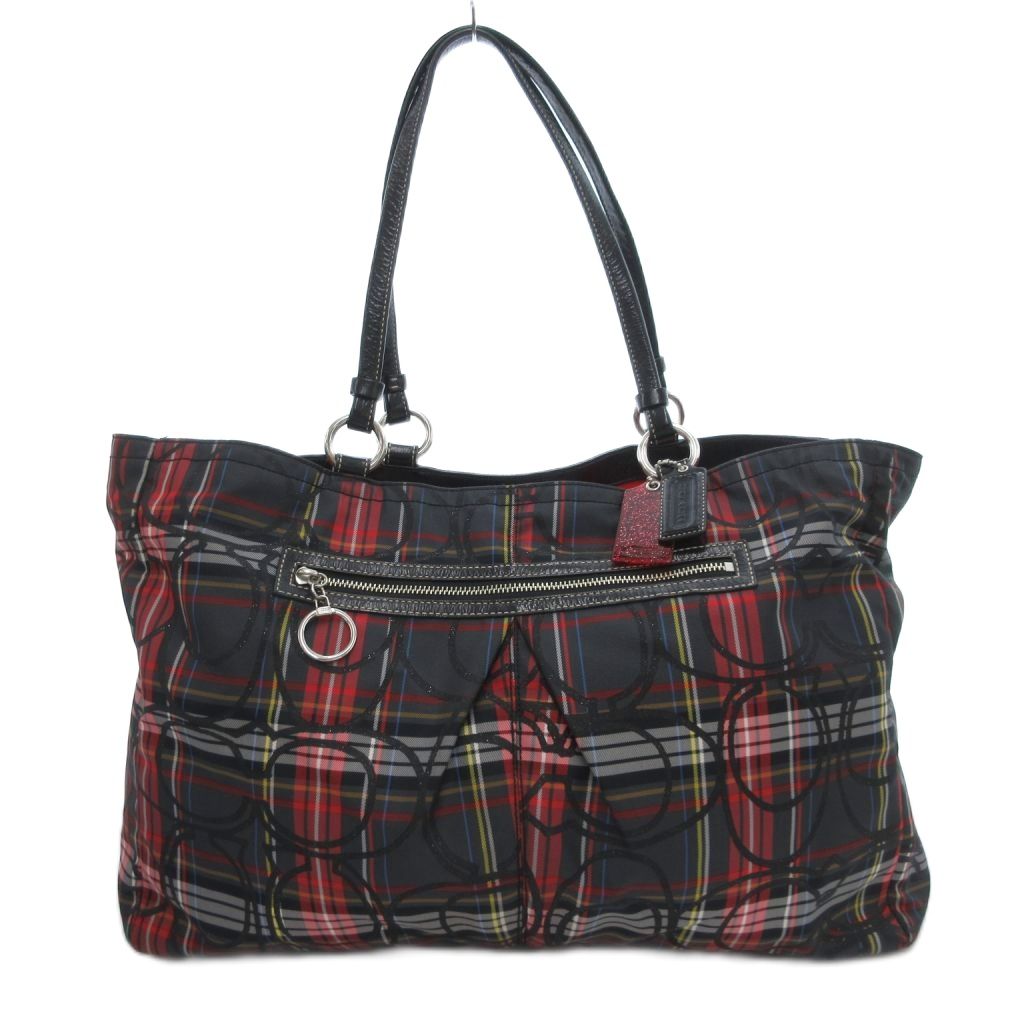 コーチ F15480 トートバッグ マルチカラー  COACH  シグネチャー 楽天市場】コーチ COACH トートバッグ チェック シグネチャー レザー