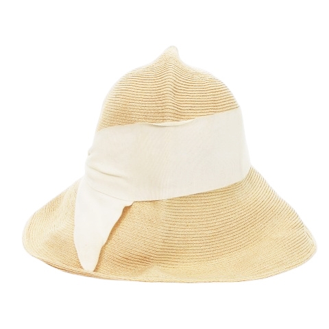 美品　Athena New York　アシーナニューヨーク　麦わら帽子　ベージュ Demi ファッション Athena New York 麦わら帽子 ベージュ