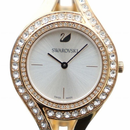 スワロフスキー  エターナルウォッチ 腕時計　ピンクゴールド Eternal watch, Swiss Made, Crystal bracelet, Rose gold tone