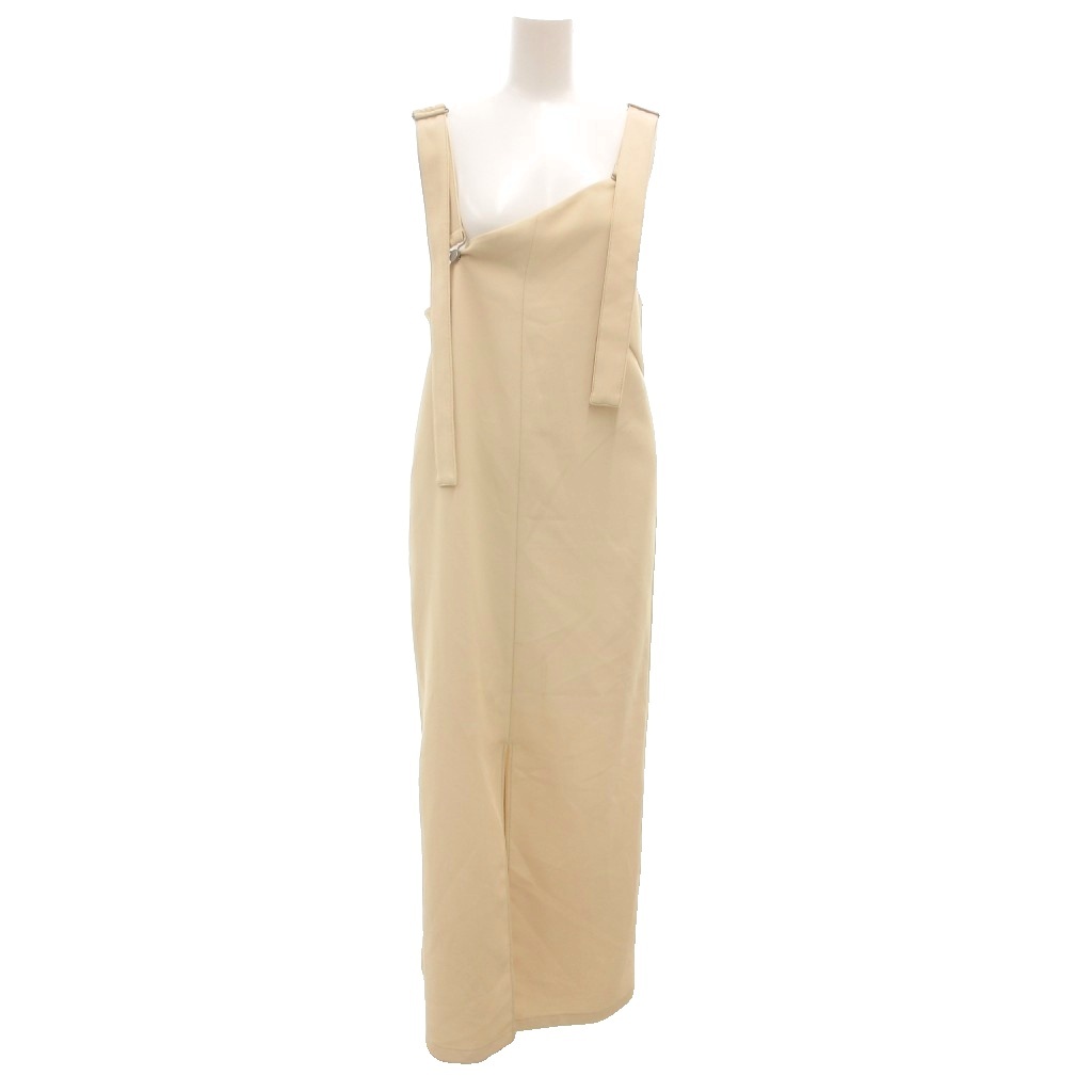 クラネ CLANE 23SS スラントライン サロペット ワンピース SLANT LINE 