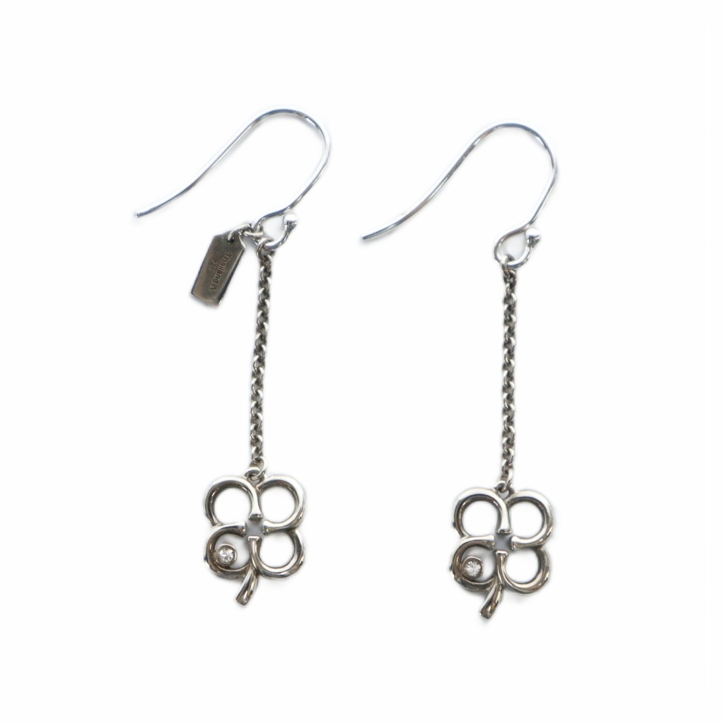 コーチ COACH ピアス アクセサリー 両耳用 ロゴ クローバー Silver925 