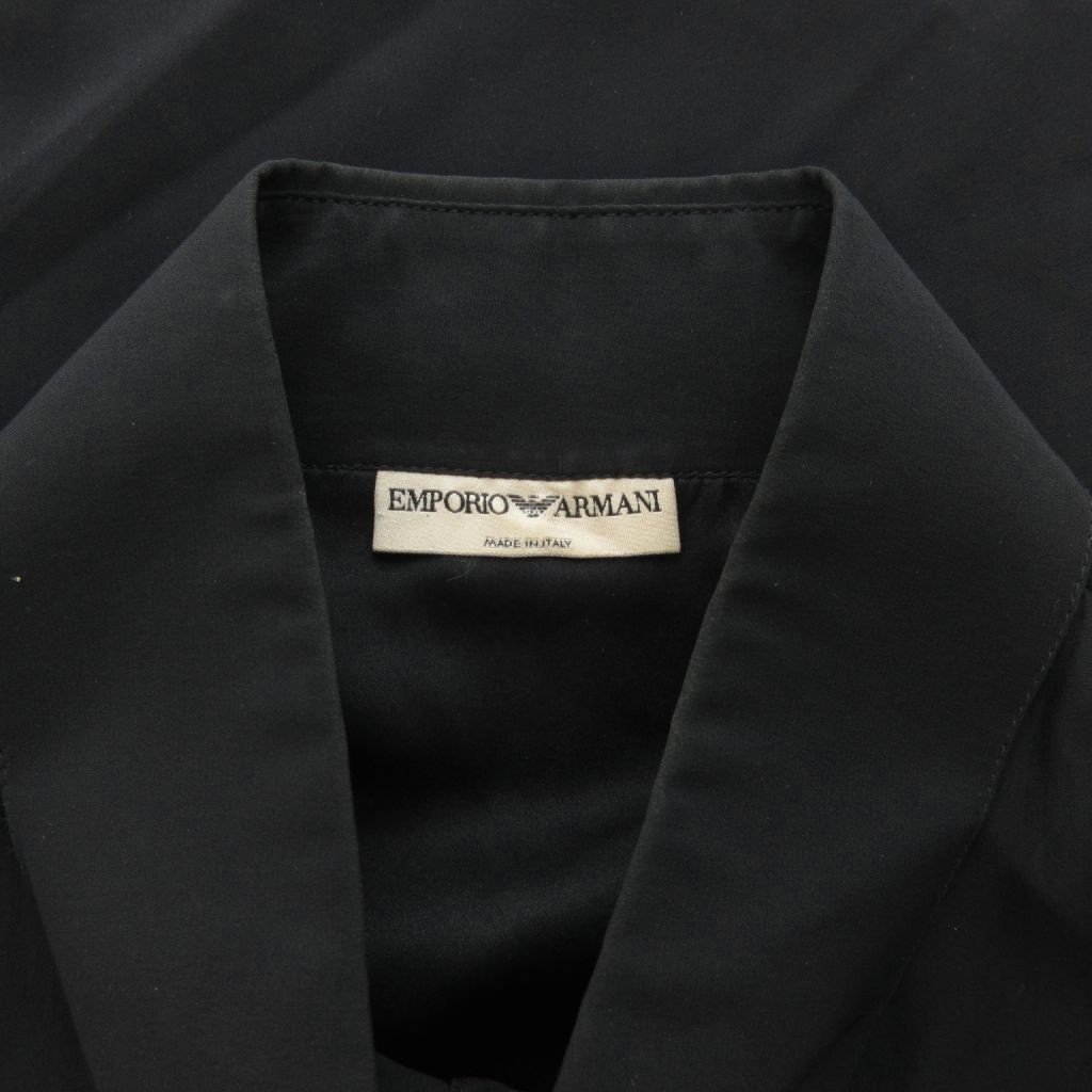 エンポリオアルマーニ EMPORIO ARMANI シャツ ブラウス 絹 シルク 42 