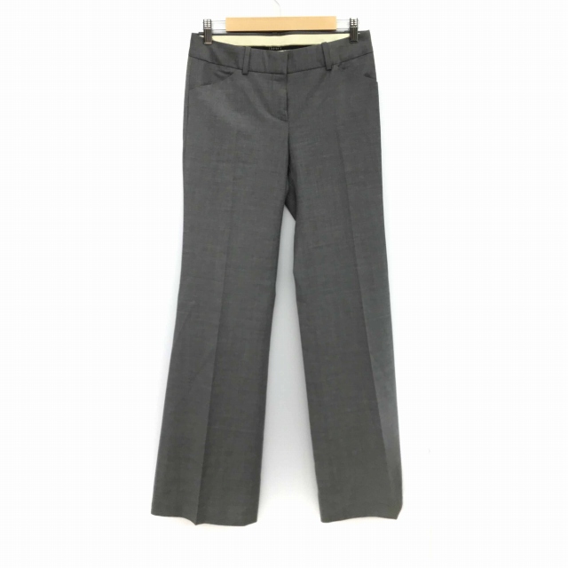 セオリー theory スラックス パンツ カギホック 毛 ウール グレー 2