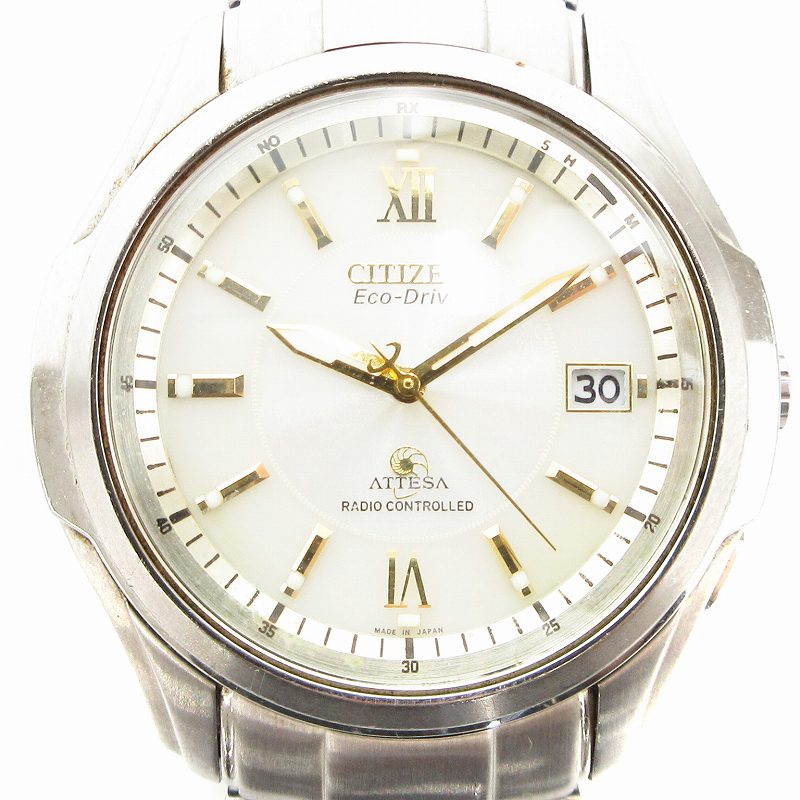 シチズン CITIZEN ATTESA 腕時計 アナログウォッチ エコドライブ 電波 