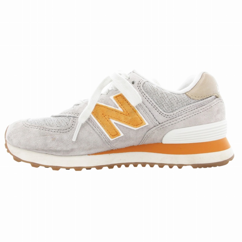 New Balance シューズ グレー/オレンジ New Balance スニーカー オレンジ/グレー - メルカリ