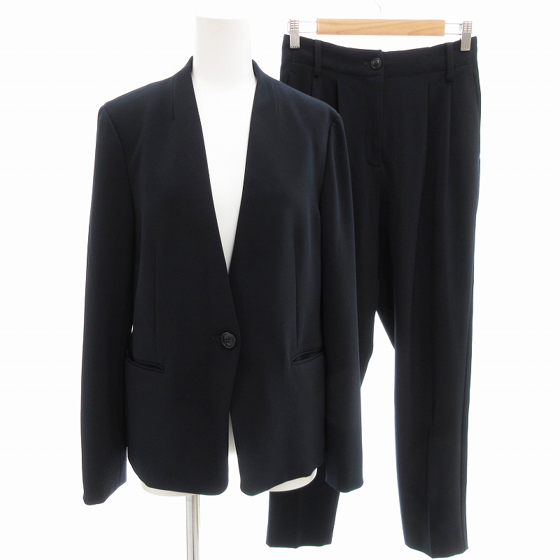 プラステ PLST 19AW セットアップ スーツ ノーカラージャケット パンツ