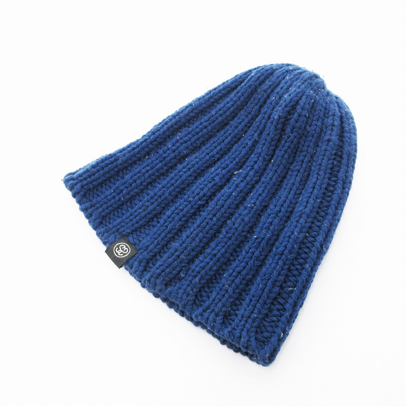 ステューシー STUSSY ニット帽 キャップ ビーニー 青系 /UO
