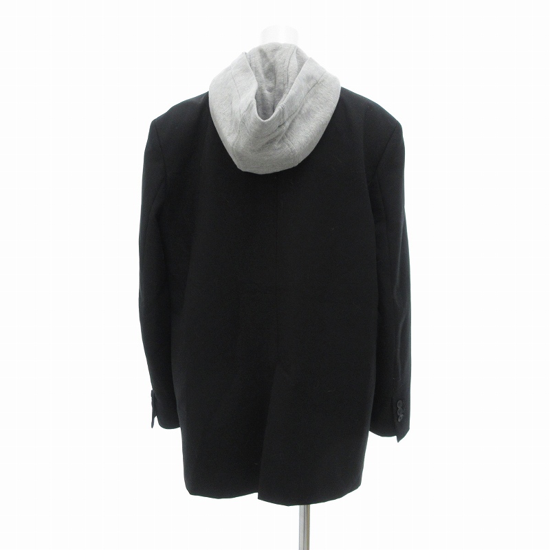 ザラ ZARA テーラードジャケット ジップアップパーカー フェイク
