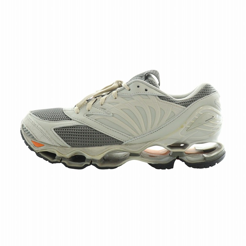 Mizuno Wave Prophecy グレー スニーカー Mizuno Wave Prophecy グレー/ホワイト MIZUNO / ミズノ】WAVE