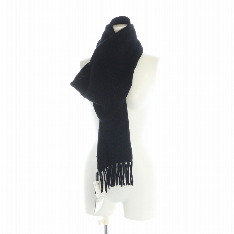 ✨DOLCE&GABBANA ドルチェ＆ガッバーナ　カシミア100% 黒 DOLCE＆GABBANA ドルガバ カシミヤ100% マフラー ブラック 黒 ドルチェ