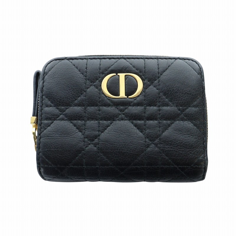 クリスチャンディオール Christian Dior Caro Scarlet 二つ折り財布 