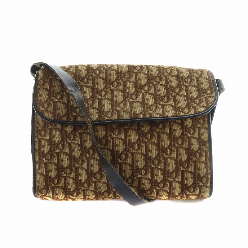Dior トロッター柄 ロゴショルダーバッグ クリスチャンディオール Christian Dior ショルダーバッグ 斜