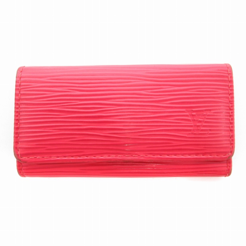 ルイヴィトン LOUIS VUITTON エピ ミュルティクレ4 キーケース 4連 赤