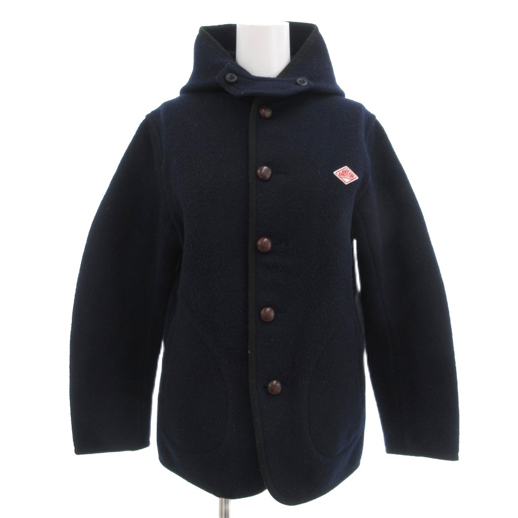 ダントン DANTON 18AW ウールモッサジャケット フード クルミ