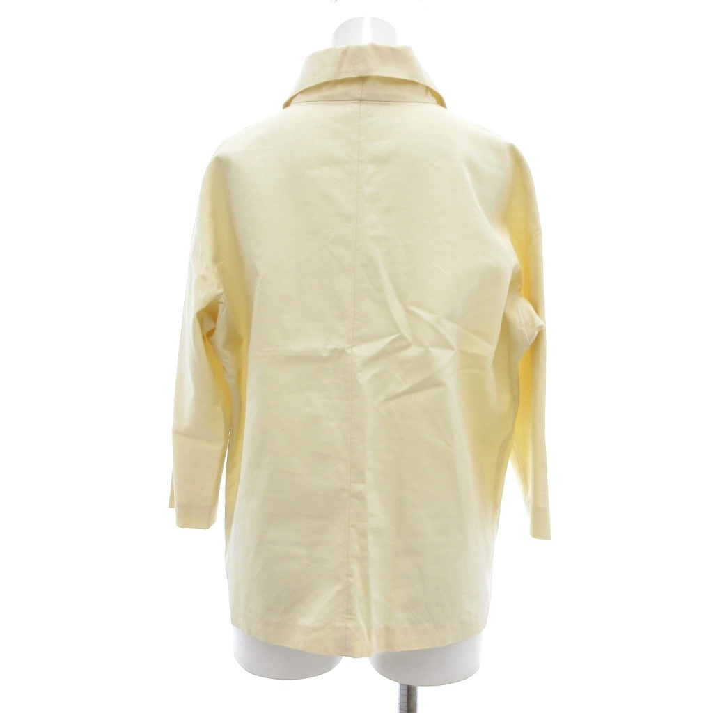 ロエベ LOEWE セットアップ シャツ ミディスカート 七分袖 38 クリーム