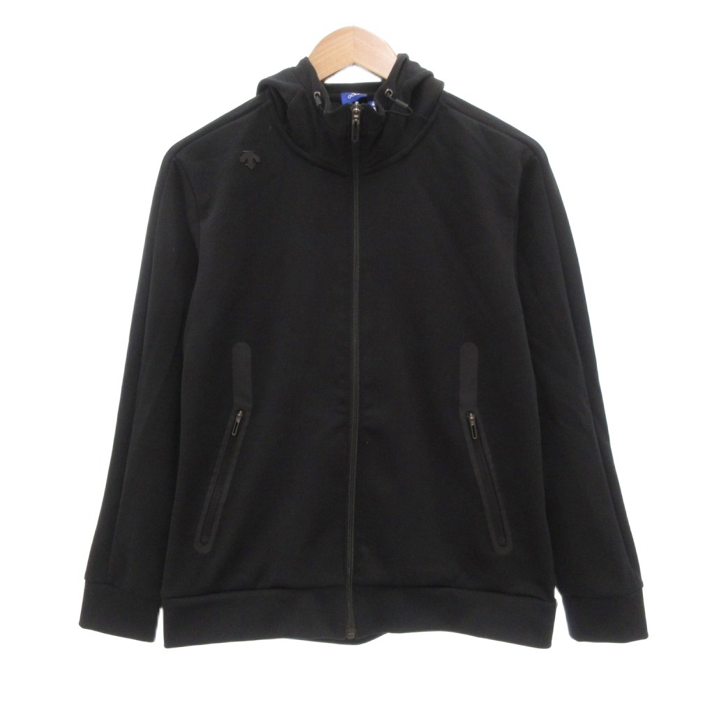 デサント DESCENTE GOLF パーカー フーディー ジップアップ L 黒 