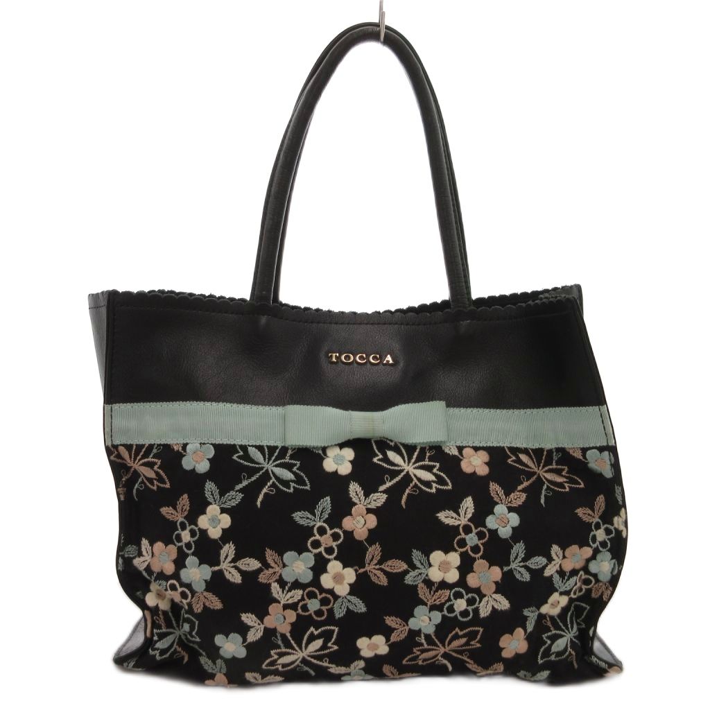 TOCCA ブラック トートバッグ トッカ TOCCA トートバッグ 手提げ