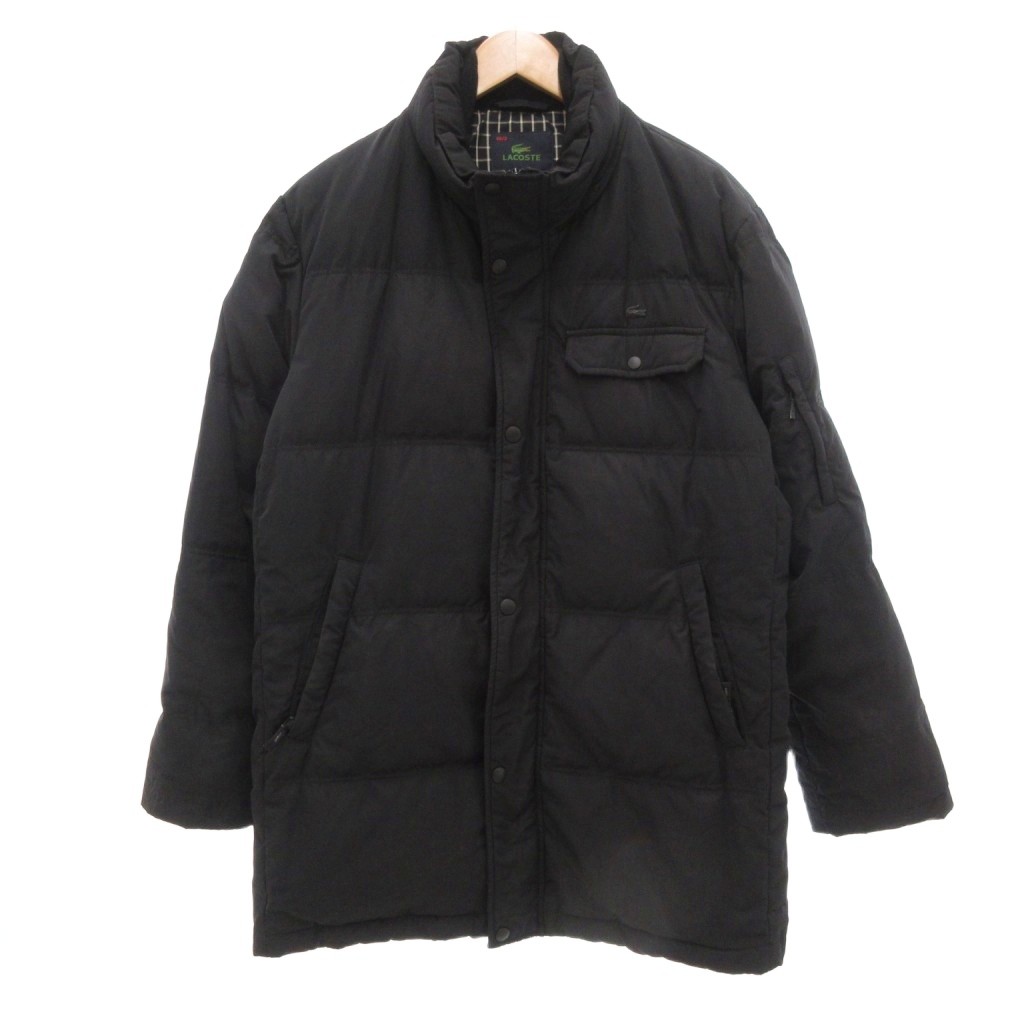 ラコステ LACOSTE ダウンジャケット ブルゾン 48 3 ブラック /UO 