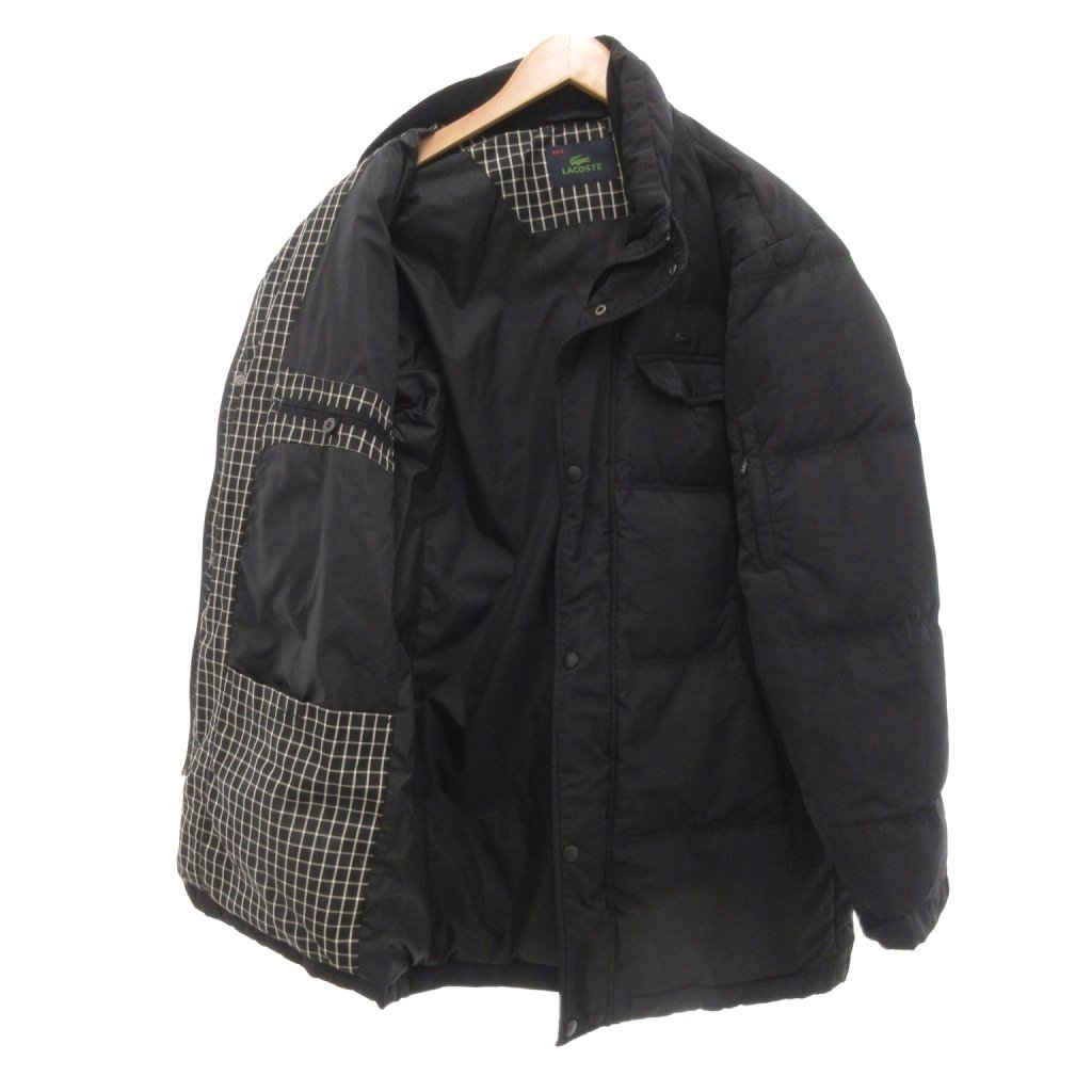 ラコステ LACOSTE ダウンジャケット ブルゾン 48 3 ブラック /UO 
