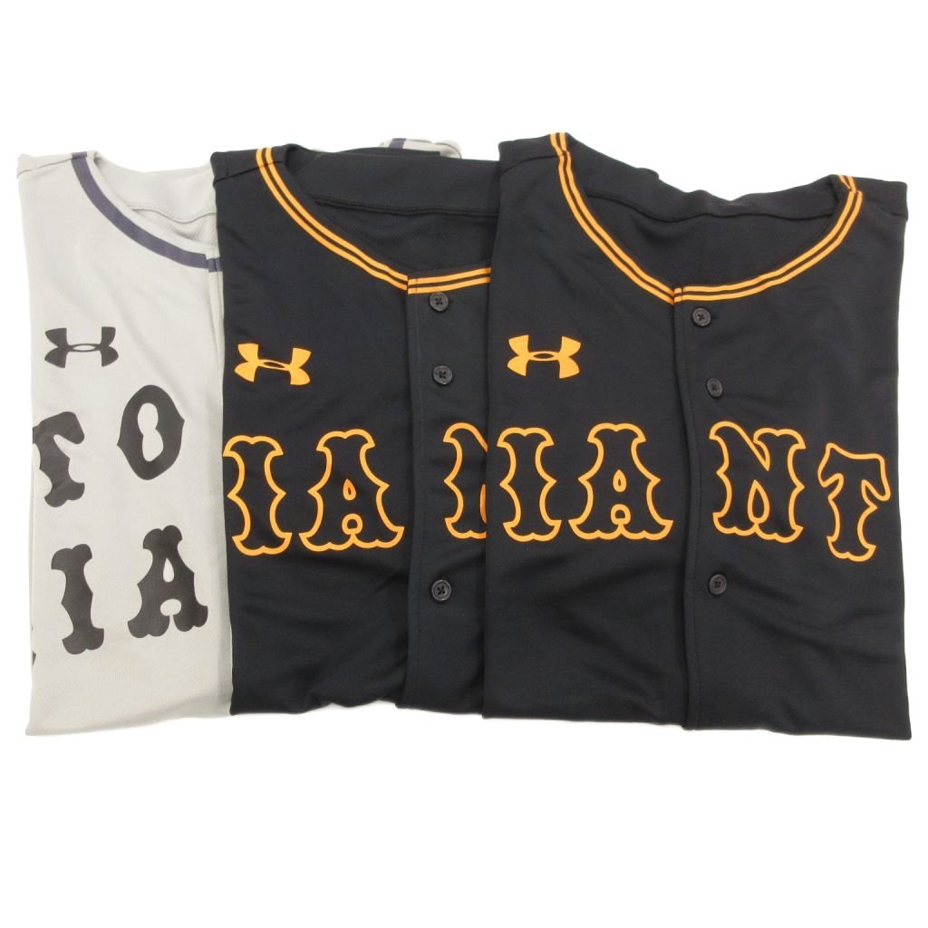 UNDER ARMOUR ジャイアンツ ジャンパー　LG 黒/オレンジ UNDER ARMOUR ジャイアンツ ジャンパー LG 黒/オレンジ UNDER ARMOUR