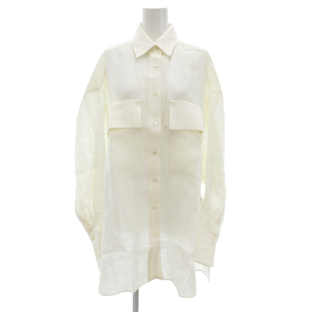 未使用品 カオス CHAOS タグ付き ゼガロリネンオーバーCPOシャツ 長袖 
