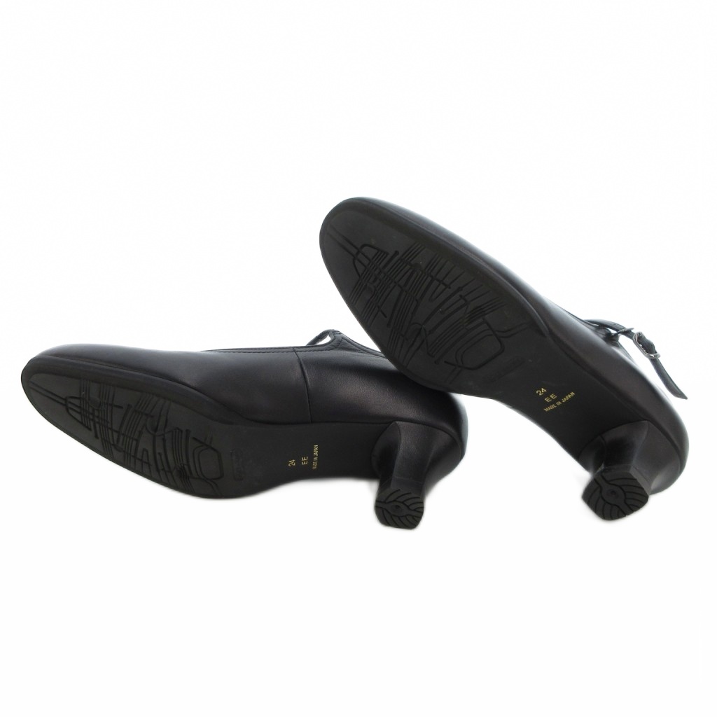 アシックス asics WALKING PEDALA ストラップ パンプス 牛革 チャン  