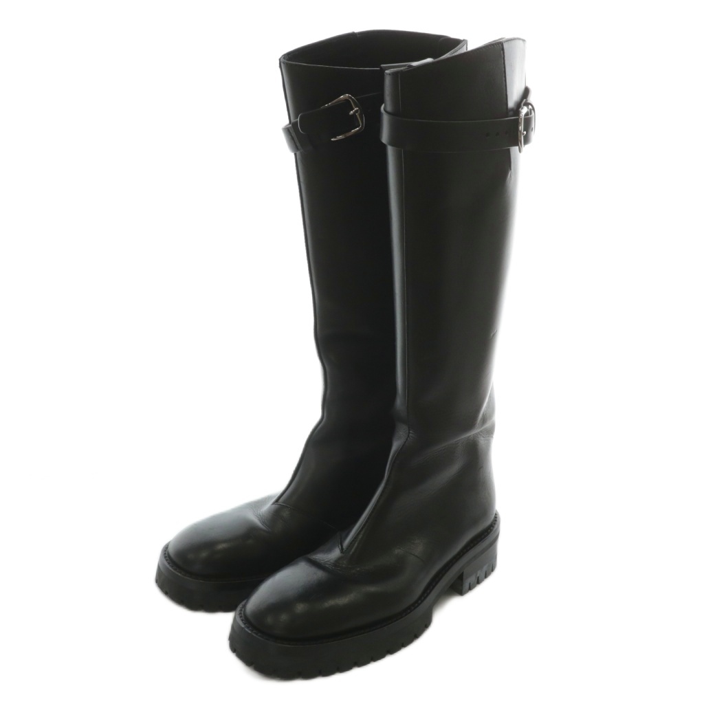 アンドゥムルメステール ANN DEMEULEMEESTER ロングブーツ ジョッキー 