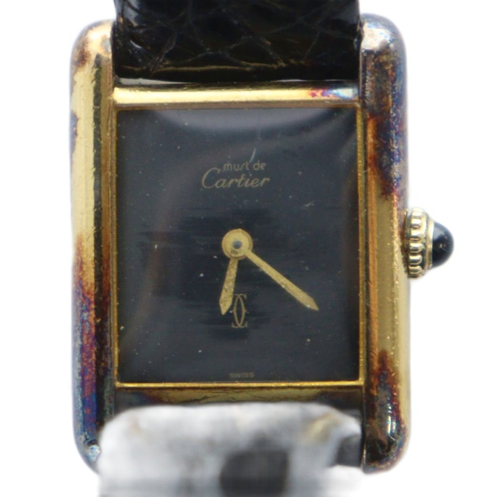 カルティエ Cartier ジャンク品 マストタンク SM 腕時計 手巻き カルティエ Cartier ジャンク品 マストタンク SM 腕時計 手巻き