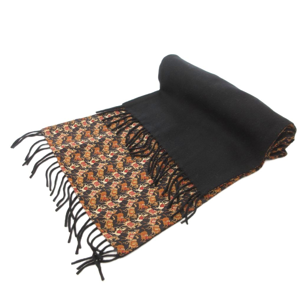 サルヴァトーレフェラガモ Salvatore Ferragamo マフラー 馬柄