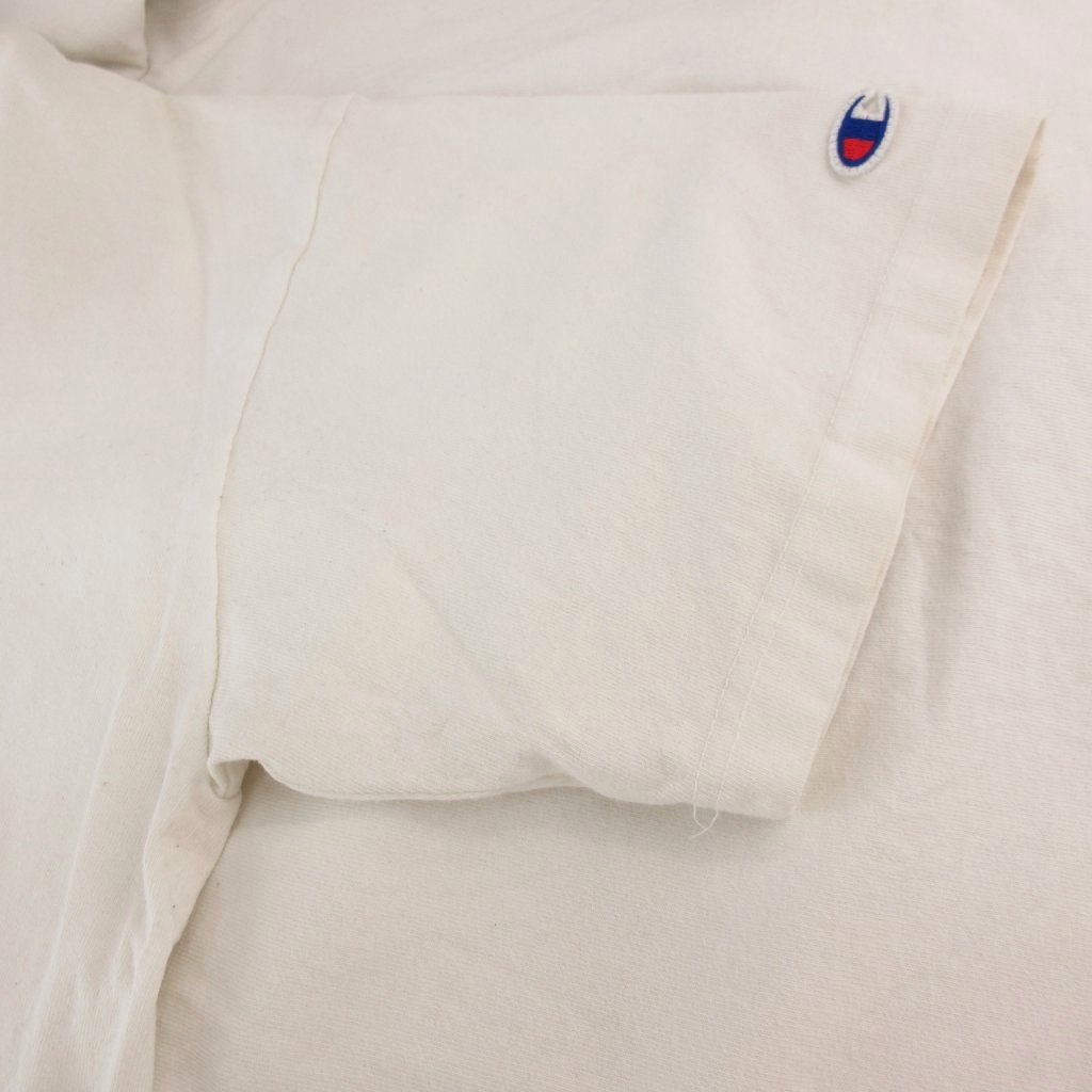 チャンピオン CHAMPION T1011 Heavy Weight Jersey ポケットTシャツ 半袖 USA製 XL ホワイト /UO メンズ