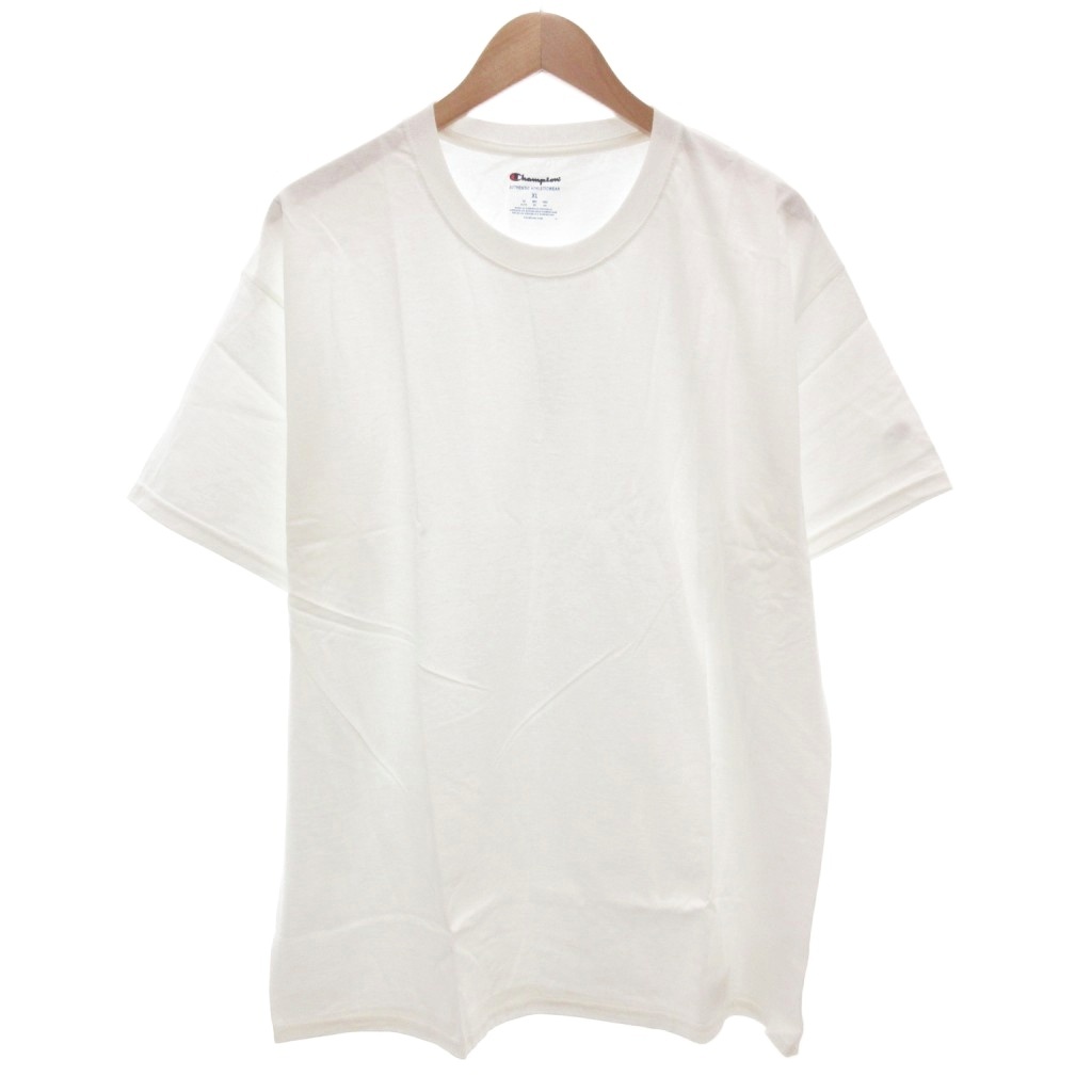 チャンピオン CHAMPION 2点セット Authentic Tシャツ 半袖 XL 白 ホワイト 黒 ブラック /AE メンズ