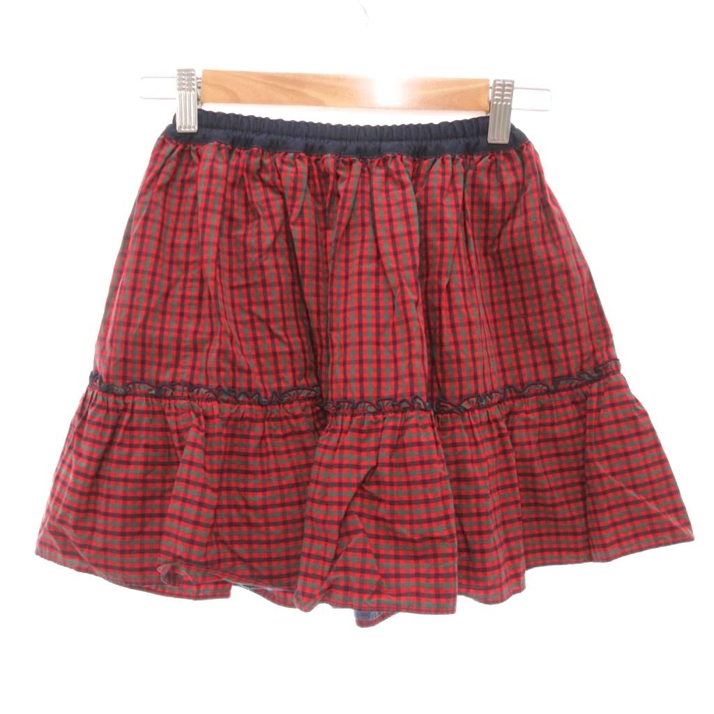 ファミリア familiar 最も安い リバーシブルスカート シャンブレー