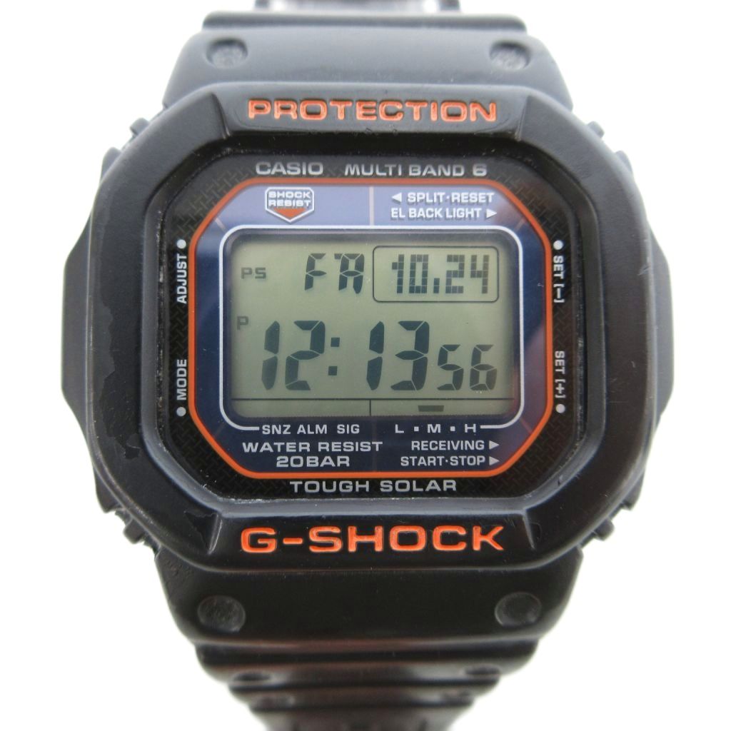 GW-M5610R-1JF タフソーラー 電波 MULTI BAND6 USED CASIO G-SHOCK カシオ 美品CASIO G-SHOCK GW-M5610B-1JF ソーラー電波時計 美品 CASIO G-SHOCK