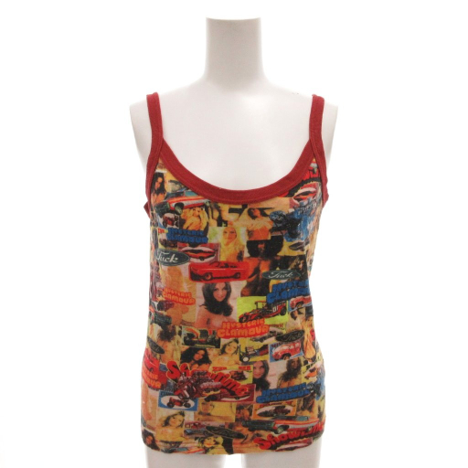 中古・古着通販】Hysteric Glamour (ヒステリックグラマー) タンクトップ マルチカラー サイズ:Free｜ブランド・古着通販  トレファク公式【TREFAC FASHION】スマホサイト ヒステリックグラマータンクトップ