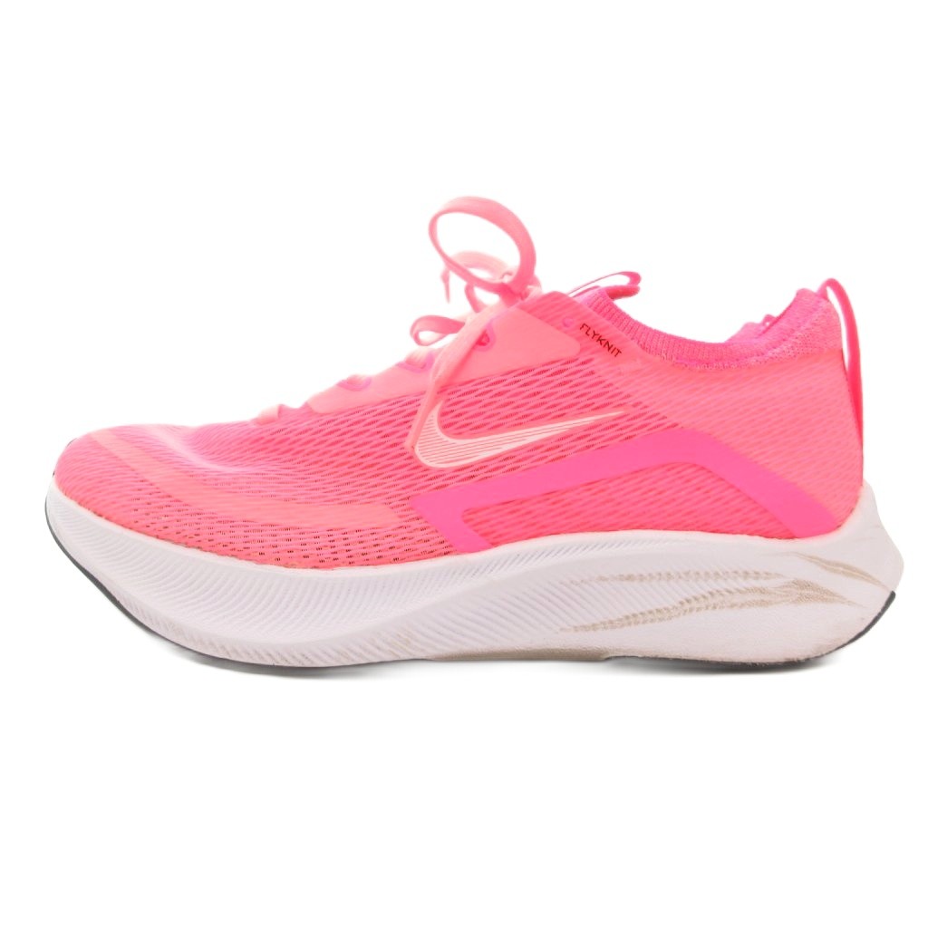ナイキ NIKE ZOOM FLY 4 ランニングシューズ 24.5cm スニーカー シューズ ローカット ロゴ 蛍光色 ピンク CT2401-600 /AE レディース