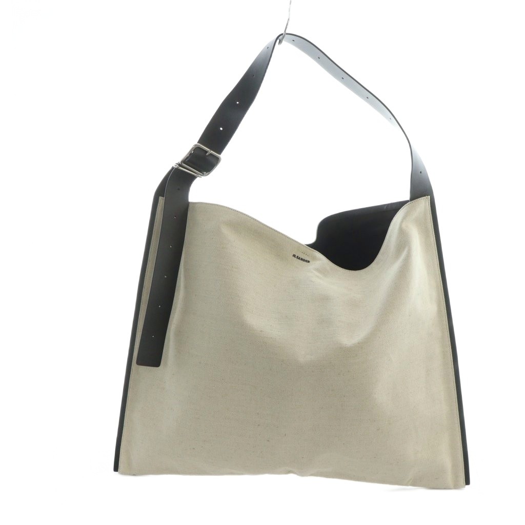 ジルサンダー JIL SANDER BELT HOBO NATURAL ビッグショルダーバッグ 