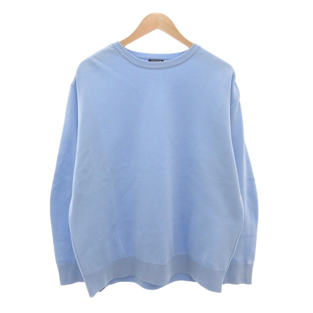 デンハム DENHAM TOUGH KNIT ニット セーター M 長袖 クルーネック 