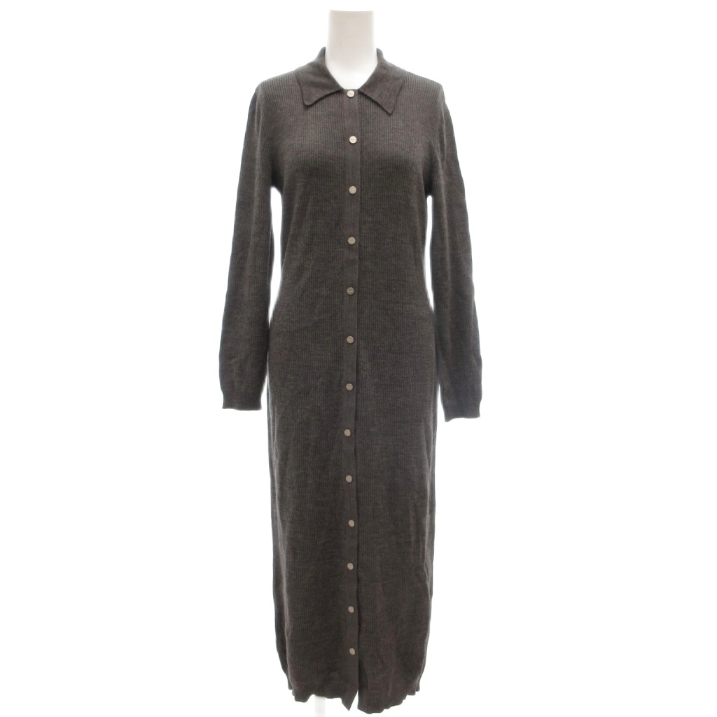 Salvatore Ferragamo リブ ニット ワンピース フェラガモ サルヴァトーレフェラガモ Salvatore Ferragamo ニットリブシャツ