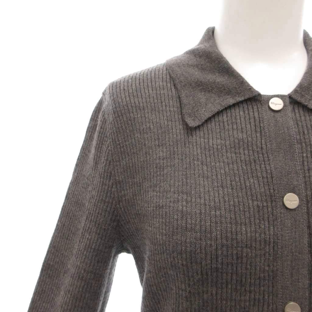 Salvatore Ferragamo リブ ニット ワンピース フェラガモ サルヴァトーレフェラガモ Salvatore Ferragamo ニットリブシャツ