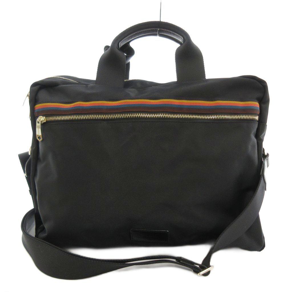 Paul Smith 3way ビジネスバッグ リュック ショルダーバッグ 黒 ポールスミス Paul Smith リュックバッグ （Black） -waja bazar